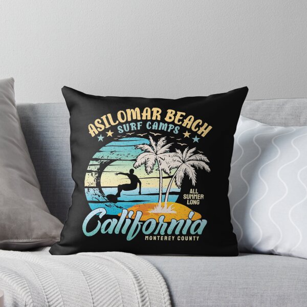 Item preview, Asilomar Beach Surf Camp Monterey County West Coast California designed and sold by eclecTEEq.
