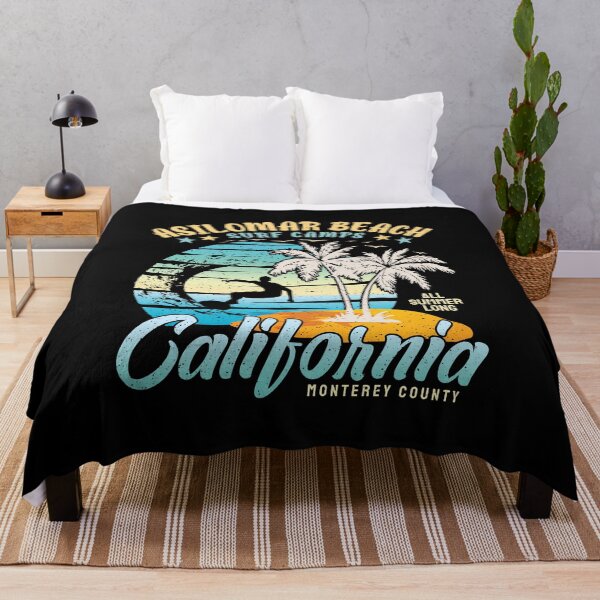 Item preview, Asilomar Beach Surf Camp Monterey County West Coast California designed and sold by eclecTEEq.