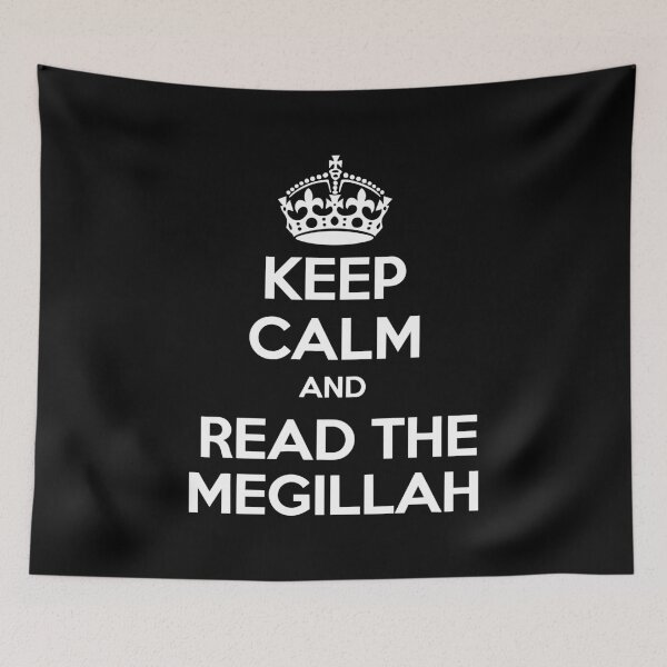 Item preview, Funny Purim Keep Calm Parody Megillah Esther Hamantaschen Hebrew designed and sold by w1ckerman.