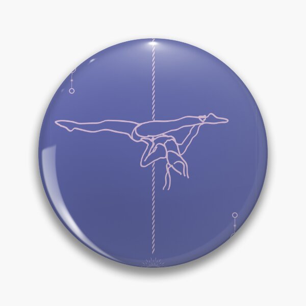 Item preview, Pole dancing illustration | Purple-Blue collection designed and sold by MarieBlly.