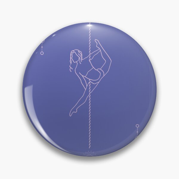 Item preview, Pole dancing illustration | Purple-Blue collection designed and sold by MarieBlly.