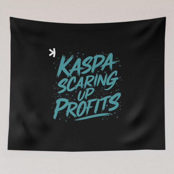 Item preview, Kaspa Flux The EverChanging Crypto Space designed and sold by RadDeck.