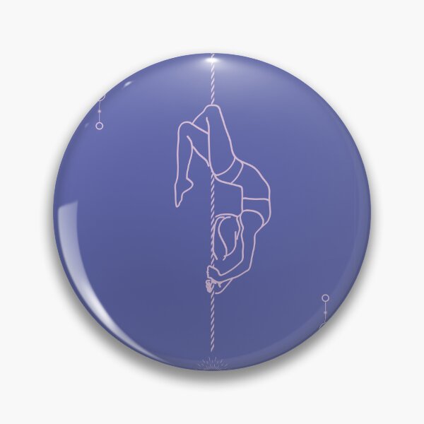 Item preview, Pole dancing illustration | Purple-Blue collection designed and sold by MarieBlly.