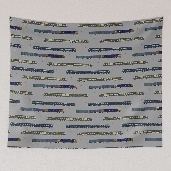 Item preview, Trains At Night 2 designed and sold by Lozzie Eliza Designs.