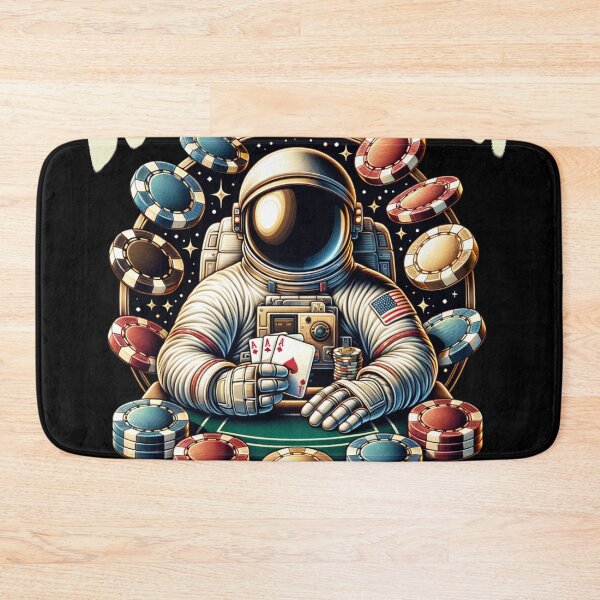 Item preview, Playing card & astronaut Gamble designed and sold by VaskarPaul.