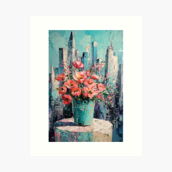 Item preview, 1357 Flowers Arranged In A Bucket designed and sold by nikoart001.