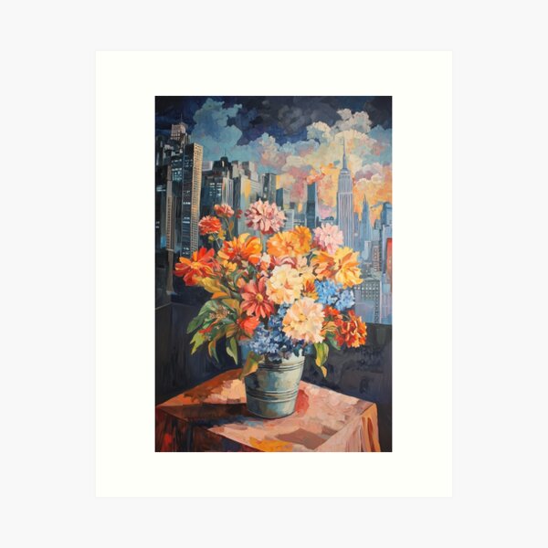 Item preview, 1358 Flowers Arranged In A Bucket designed and sold by nikoart001.