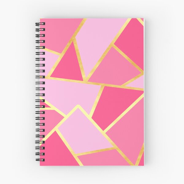 Item preview, Abstract Geometric Design in pink and gold designed and sold by CreaTwinkles.