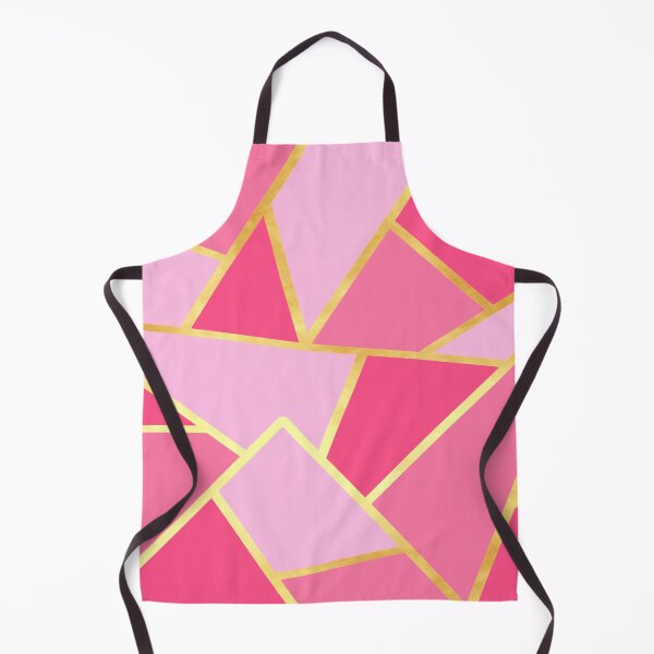 Item preview, Abstract Geometric Design in pink and gold designed and sold by CreaTwinkles.