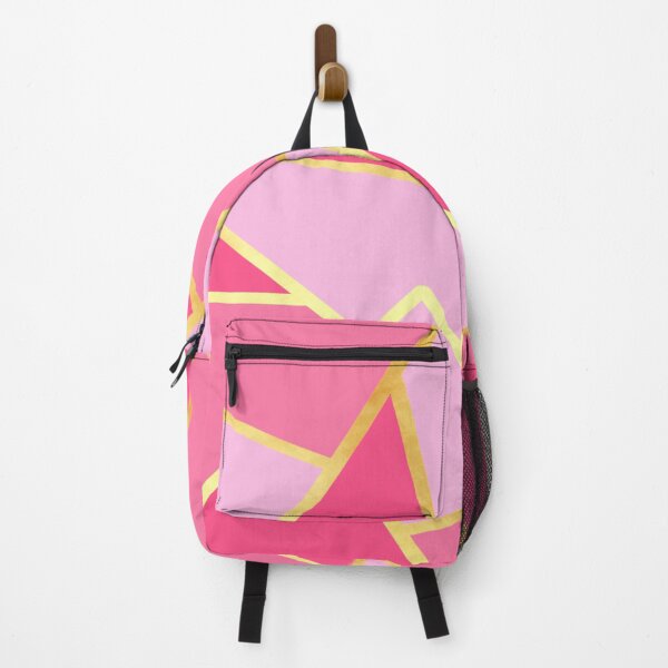 Item preview, Abstract Geometric Design in pink and gold designed and sold by CreaTwinkles.