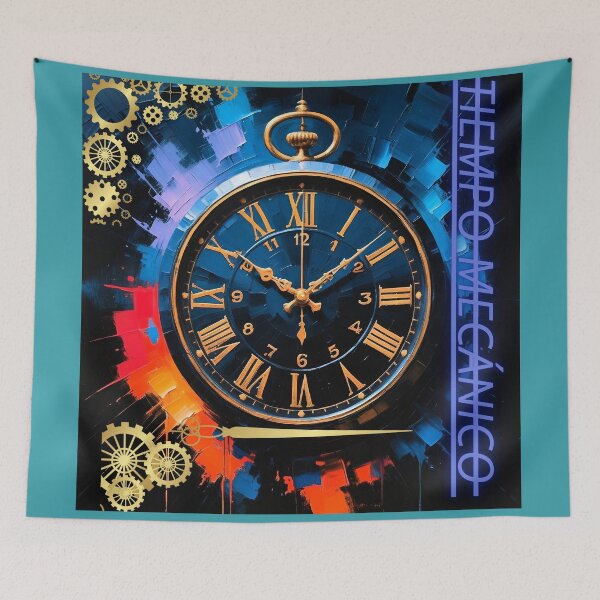 Item preview, Retrofuturistic clock designed and sold by VidyoeDesigns67.