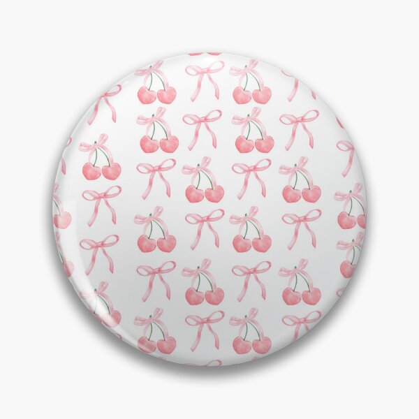 Item preview, Sweetheart Cherries & Bows – Cute Watercolor Pattern designed and sold by printogoal.