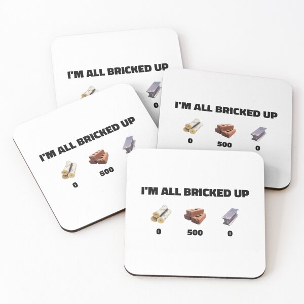 Item preview, I'm All Bricked Up designed and sold by Apolitick.