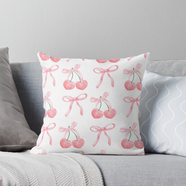 Item preview, Sweetheart Cherries & Bows – Cute Watercolor Pattern designed and sold by printogoal.