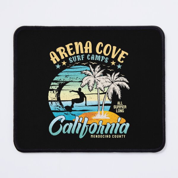 Item preview, Arena Cove Surf Camp Mendocino County West Coast California designed and sold by eclecTEEq.
