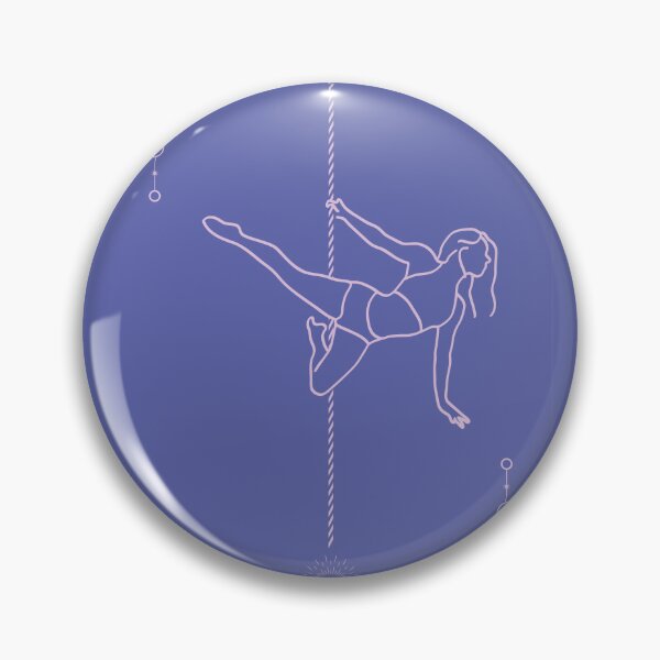 Item preview, Pole dancing illustration | Purple-Blue collection designed and sold by MarieBlly.