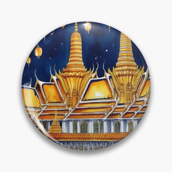 Item preview, Bangkok - "Golden Lights in Bangkok" designed and sold by StormArte.