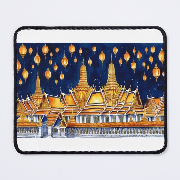 Item preview, Bangkok - "Golden Lights in Bangkok" designed and sold by StormArte.