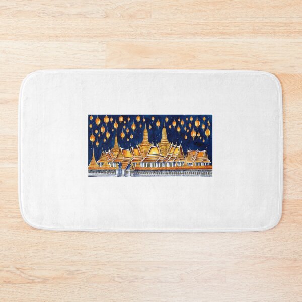 Item preview, Bangkok - "Golden Lights in Bangkok" designed and sold by StormArte.