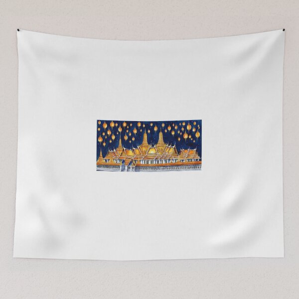 Item preview, Bangkok - "Golden Lights in Bangkok" designed and sold by StormArte.