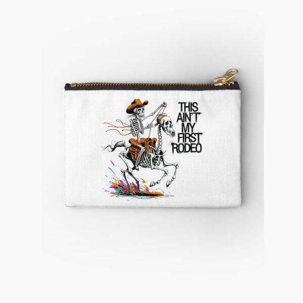 Item preview, Not my first rodeo, rodeo, skeleton, cowboy, funnyfits70, Humor, Funny, retro, vintage designed and sold by FunnyFits70.