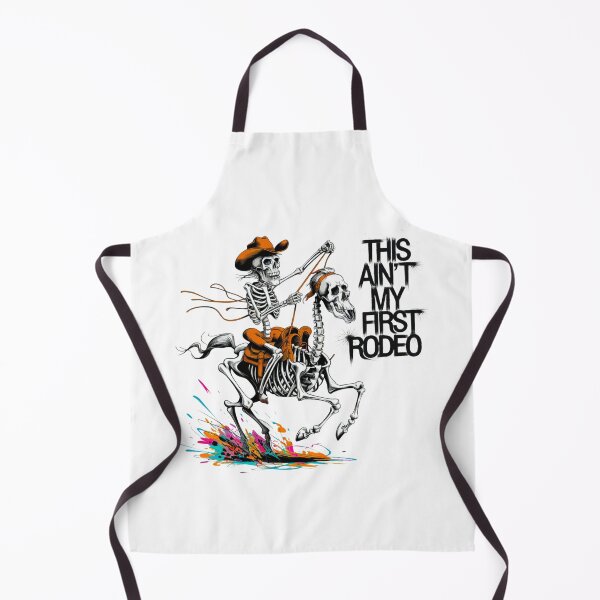 Item preview, Not my first rodeo, rodeo, skeleton, cowboy, funnyfits70, Humor, Funny, retro, vintage designed and sold by FunnyFits70.