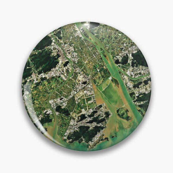 Item preview, satellite image of Macao designed and sold by Mauswohn.