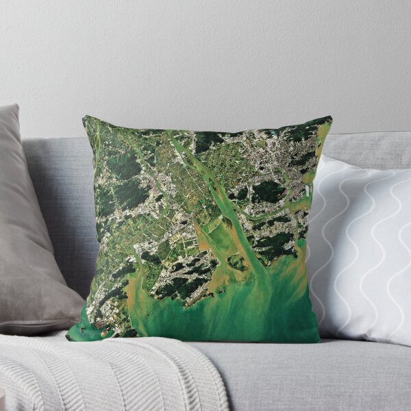 Item preview, satellite image of Macao designed and sold by Mauswohn.