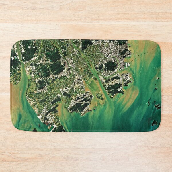Item preview, satellite image of Macao designed and sold by Mauswohn.