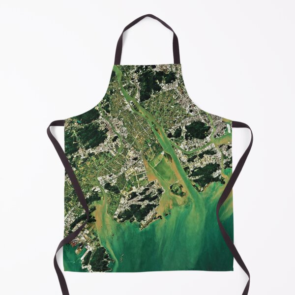 Item preview, satellite image of Macao designed and sold by Mauswohn.