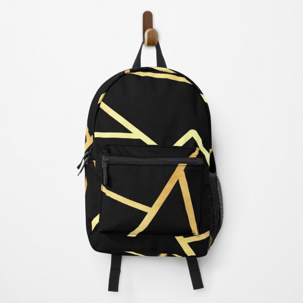 Item preview, Abstract Geometric design in black and gold designed and sold by CreaTwinkles.