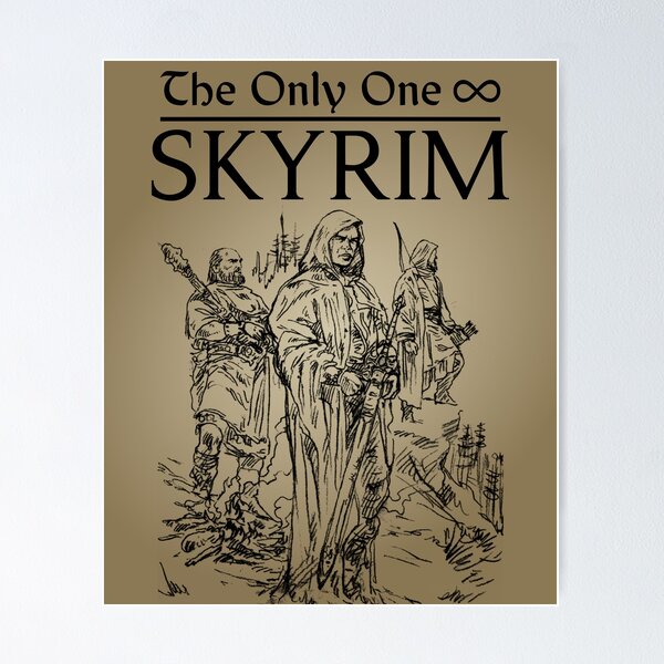Artikel-Vorschau von „Das Einzige Infinity Skyrim“, designt und verkauft von DG-ShopLT.
