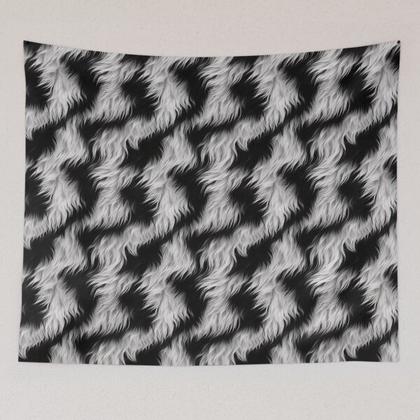 Item preview, Black & White Fur Pattern | Seamless Elegant Design designed and sold by Aramdesing.