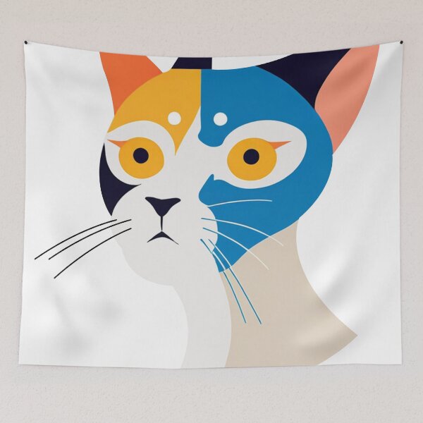 Item preview, Mystical Feline Elegance – Enchanting Cat Wall Art #12 designed and sold by MorningTrends.