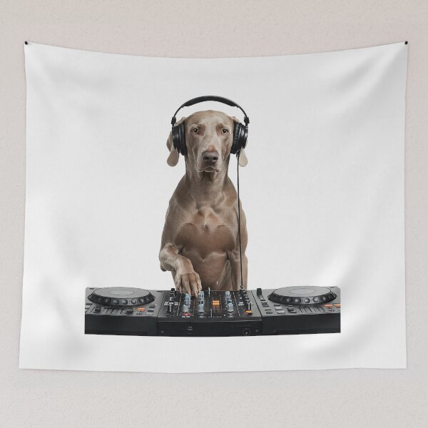Item preview, Weimaraner DJ designed and sold by Dog Lover Club.