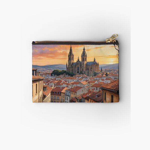 Item preview, Santiago de Compostela: Sunset Cathedral Splendor designed and sold by LSVart.