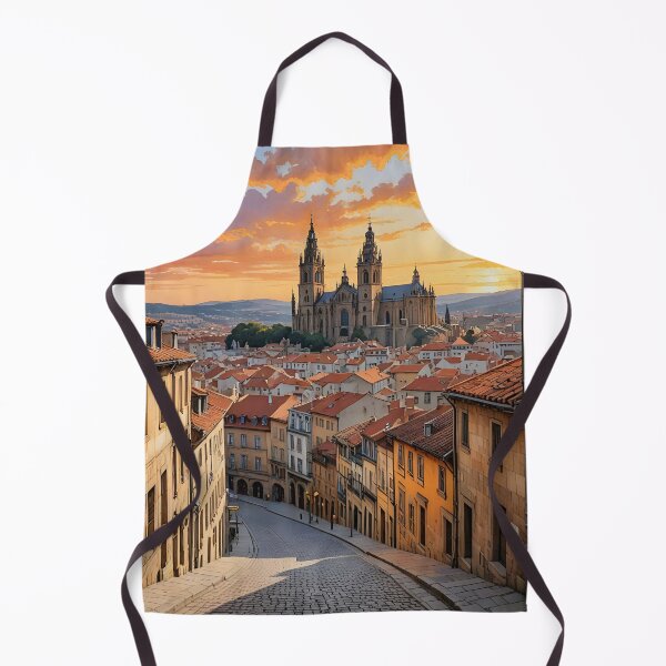 Item preview, Santiago de Compostela: Sunset Cathedral Splendor designed and sold by LSVart.