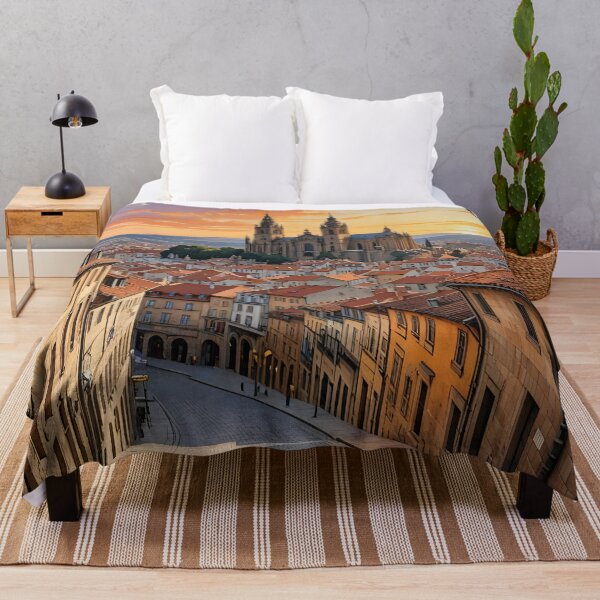 Item preview, Santiago de Compostela: Sunset Cathedral Splendor designed and sold by LSVart.