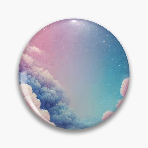 Item preview, Dreamy Cosmic Cloudscape – Surreal Pastel Sky with Stars & Glowing Planet designed and sold by LDArtWork.