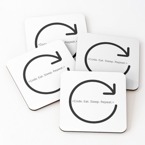 Item preview, Code Eat Sleep Repeat designed and sold by JaegerZA.