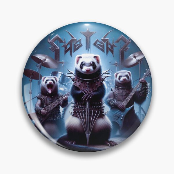 Item preview, Weasel animals and metal music designed and sold by Dogandesighn.