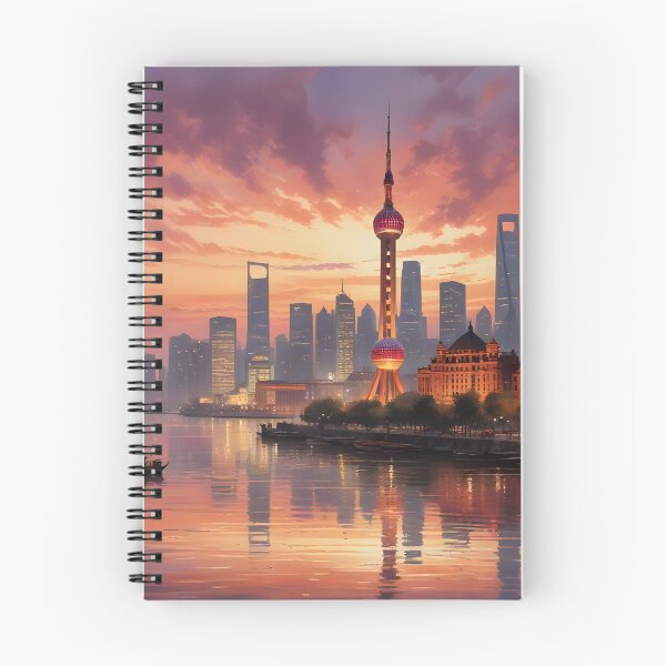 Item preview, Shanghai, China: Iconic Skyline Reflected on the Huangpu River designed and sold by LSVart.