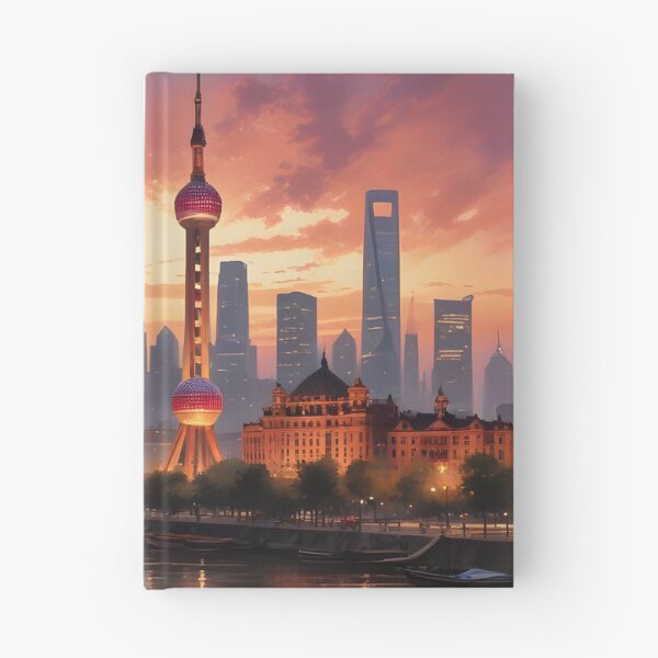 Item preview, Shanghai, China: Iconic Skyline Reflected on the Huangpu River designed and sold by LSVart.