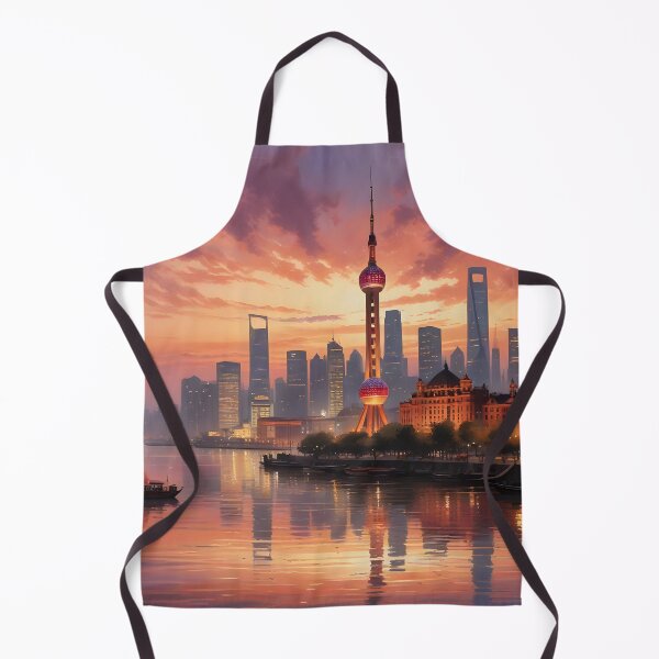 Item preview, Shanghai, China: Iconic Skyline Reflected on the Huangpu River designed and sold by LSVart.