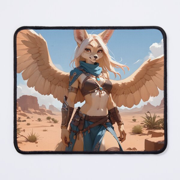 Item preview, Winged Fennec Fox Girl designed and sold by CattoriHanzo.
