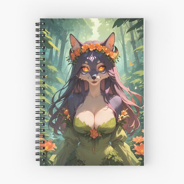 Item preview, Anthro Wolf Girl in the Forest designed and sold by CattoriHanzo.