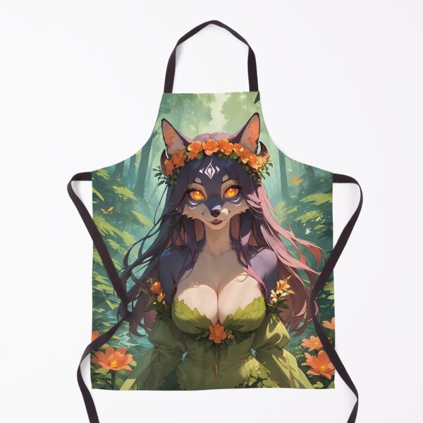 Item preview, Anthro Wolf Girl in the Forest designed and sold by CattoriHanzo.