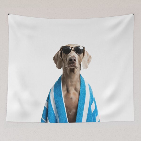 Item preview, Weimaraner beach boy designed and sold by Dog Lover Club.