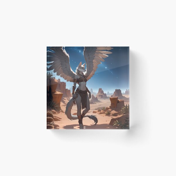 Item preview, Winged Furry in the Desert designed and sold by CattoriHanzo.