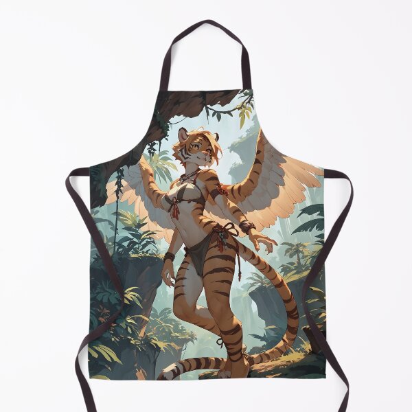 Item preview, Winged Anthro Tiger Girl designed and sold by CattoriHanzo.